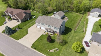 This custom built 4 bedroom, 3.5 bath home is situated on a on Pine Lakes Golf Club in Illinois - for sale on GolfHomes.com, golf home, golf lot