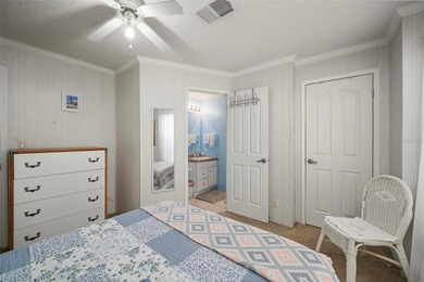 Rare opportunity to own a furnished 2-bedroom, 2-bath singlewide on Kings Gate Golf Club in Florida - for sale on GolfHomes.com, golf home, golf lot