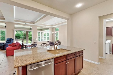 Beautifully positioned on a corner lot, this elegant Rialta home on Wildhorse Golf Club of Robson Ranch in Texas - for sale on GolfHomes.com, golf home, golf lot
