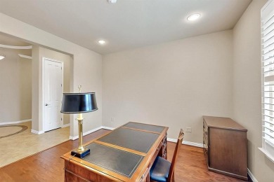 Beautifully positioned on a corner lot, this elegant Rialta home on Wildhorse Golf Club of Robson Ranch in Texas - for sale on GolfHomes.com, golf home, golf lot