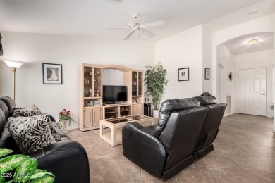 Immaculate 2 bed/2 bath furnished home w/full length covered on Springfield Golf Resort in Arizona - for sale on GolfHomes.com, golf home, golf lot