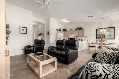 Immaculate 2 bed/2 bath furnished home w/full length covered on Springfield Golf Resort in Arizona - for sale on GolfHomes.com, golf home, golf lot