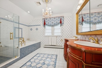 Discover luxury living in this expansive 5-bedroom, 6-bath home on Seawane Club in New York - for sale on GolfHomes.com, golf home, golf lot