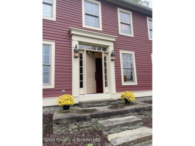 A restoration beyond compare!  This 1850's center hall colonial on Lakeland Golf Course in Pennsylvania - for sale on GolfHomes.com, golf home, golf lot