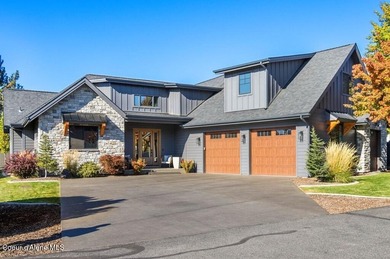 Modern craftsman design meets an exceptional location in this on Hayden Lake Country Club in Idaho - for sale on GolfHomes.com, golf home, golf lot