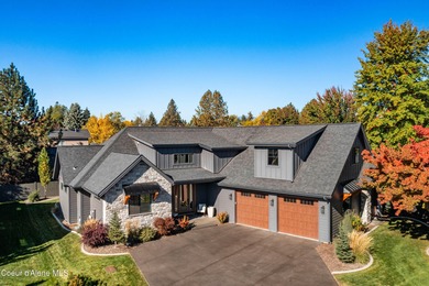 Modern craftsman design meets an exceptional location in this on Hayden Lake Country Club in Idaho - for sale on GolfHomes.com, golf home, golf lot