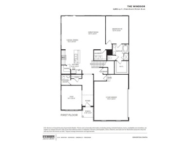 The Windsor floorplan offers 4,604 sqft with a fully finished on Cypress Creek Golfers Club in Virginia - for sale on GolfHomes.com, golf home, golf lot