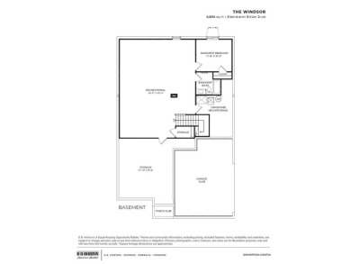 The Windsor floorplan offers 4,604 sqft with a fully finished on Cypress Creek Golfers Club in Virginia - for sale on GolfHomes.com, golf home, golf lot