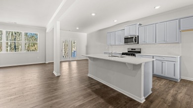 The 3,209 sq. ft. Halton plan is a two-story floorplan offered on Mirror Lake Golf Club in Georgia - for sale on GolfHomes.com, golf home, golf lot