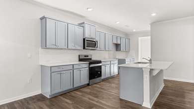 The 3,209 sq. ft. Halton plan is a two-story floorplan offered on Mirror Lake Golf Club in Georgia - for sale on GolfHomes.com, golf home, golf lot