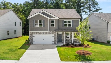 The Hanover is a spacious two-story plan available in Northwoods on Mirror Lake Golf Club in Georgia - for sale on GolfHomes.com, golf home, golf lot