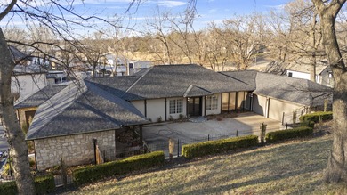 Waterfront luxury on Ridge Road in the gated community of The on The Coves Golf Course in Oklahoma - for sale on GolfHomes.com, golf home, golf lot