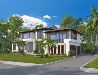 PRE-CONSTRUCTION, TO BE BUILT. Stunning Tropical Modern home on on Card Sound Golf Club in Florida - for sale on GolfHomes.com, golf home, golf lot