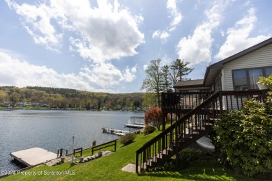 Enjoy this stunning Lake Winola property with incredible views on Scranton Canoe Club in Pennsylvania - for sale on GolfHomes.com, golf home, golf lot