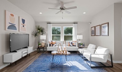 The Midland plan is a two-story, 4-bedroom, 3-bathroom home on Rockport Country Club in Texas - for sale on GolfHomes.com, golf home, golf lot