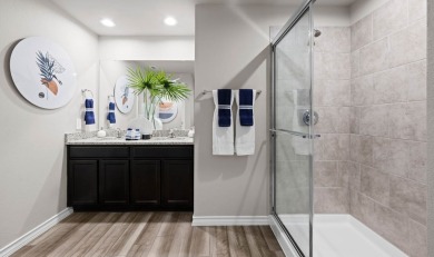 The Midland plan is a two-story, 4-bedroom, 3-bathroom home on Rockport Country Club in Texas - for sale on GolfHomes.com, golf home, golf lot