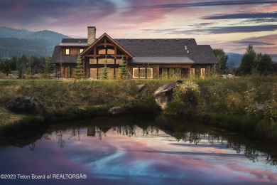 This new Teton Springs custom home boasts 5 above grade bedrooms on Teton Springs Resort and Club in Idaho - for sale on GolfHomes.com, golf home, golf lot