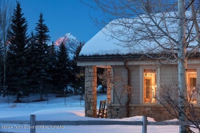 Immerse yourself in a private Jackson Hole estate, surrounded by on Jackson Hole Golf and Tennis Club in Wyoming - for sale on GolfHomes.com, golf home, golf lot