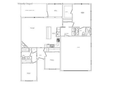 Brand new construction, fully landscaped. Located in Hidden on Hidden Bridge Golf Club in Wyoming - for sale on GolfHomes.com, golf home, golf lot