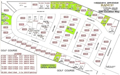 Brand new construction, fully landscaped. Located in Hidden on Hidden Bridge Golf Club in Wyoming - for sale on GolfHomes.com, golf home, golf lot