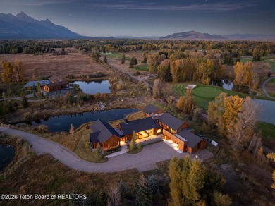 Perfectly positioned on one of the most breathtaking vantage on Jackson Hole Golf and Tennis Club in Wyoming - for sale on GolfHomes.com, golf home, golf lot
