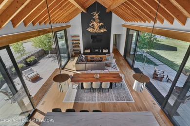 Perfectly positioned on one of the most breathtaking vantage on Jackson Hole Golf and Tennis Club in Wyoming - for sale on GolfHomes.com, golf home, golf lot