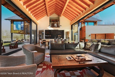 Perfectly positioned on one of the most breathtaking vantage on Jackson Hole Golf and Tennis Club in Wyoming - for sale on GolfHomes.com, golf home, golf lot