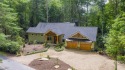 Discover the epitome of modern mountain living with this brand for sale in Sapphire North Carolina Jackson County County on GolfHomes.com