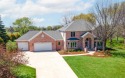 Nestled on a beautifully landscaped 1.31+/- acre lot along the for sale in Sherwood Wisconsin Calumet County County on GolfHomes.com