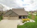 Located in the desirable River Bluff neighborhood that backs up for sale in Battle Ground Indiana Tippecanoe County County on GolfHomes.com