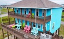 BEACHFRONT in Spacious Sand Castle. Low traffic street. Located for sale in Crystal Beach Texas Galveston County County on GolfHomes.com