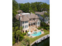Premium panoramic views from this harborfront home in highly for sale in Hilton Head Island South Carolina Beaufort County County on GolfHomes.com