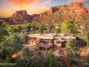 Open your private gated bridge to enter this beautiful oasis for sale in Sedona Arizona Yavapai County County on GolfHomes.com