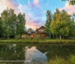 Set on 0.59 acres, this Carney Logan Burke-designed cabin offers for sale in Jackson Wyoming Teton County County on GolfHomes.com