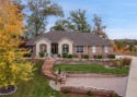 Luxury living in prestigious Fox Creek, nestled amidst the for sale in Edwardsville Illinois Madison County County on GolfHomes.com