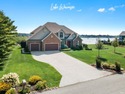 Experience refined waterfront living on Lake Wawasee in this, Indiana