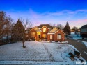 Located in the gated Weaverridge Estates, Distinguished for sale in Peoria Illinois Peoria County County on GolfHomes.com